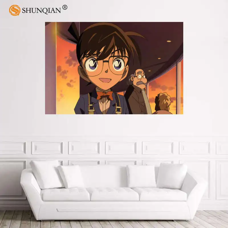 Gražus Detective Conan Plakatas Užsakymą Satino Plakato Spauda Audinys Audinys Sienos Plakatas Spausdinimo Šilko Audinys Spausdinti Plakato 12-25