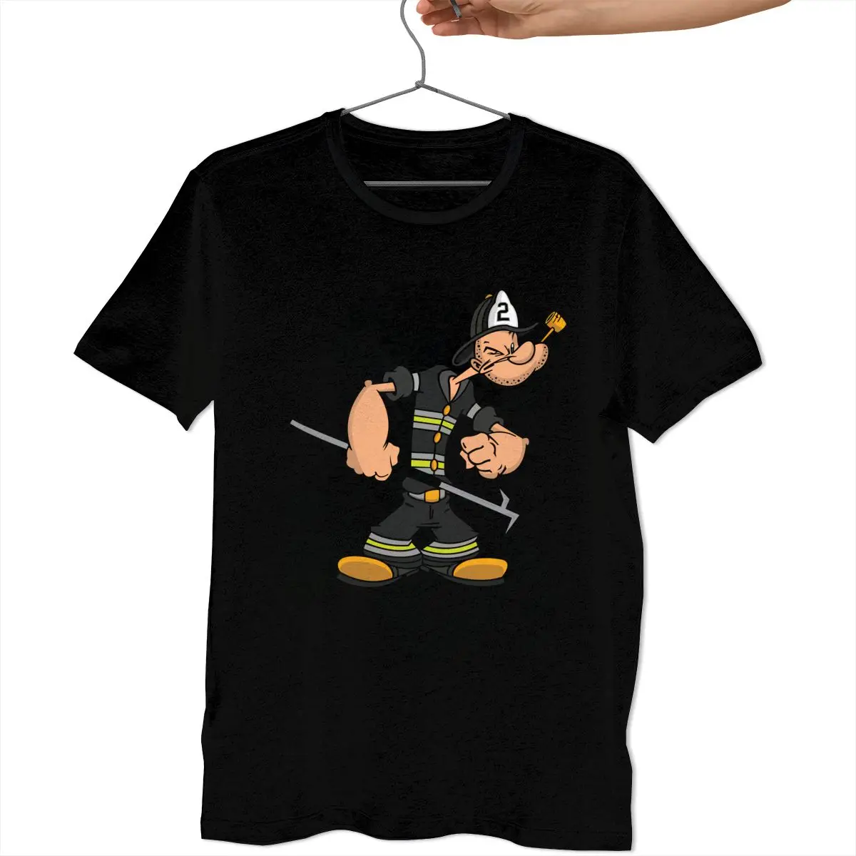 Popeye Marškinėliai Popeye T-Shirt Spausdinti Mielas Tee Marškinėliai Trumpomis Rankovėmis, Vyras 100 Medvilnės Negabaritinių Marškinėlius Streetwear