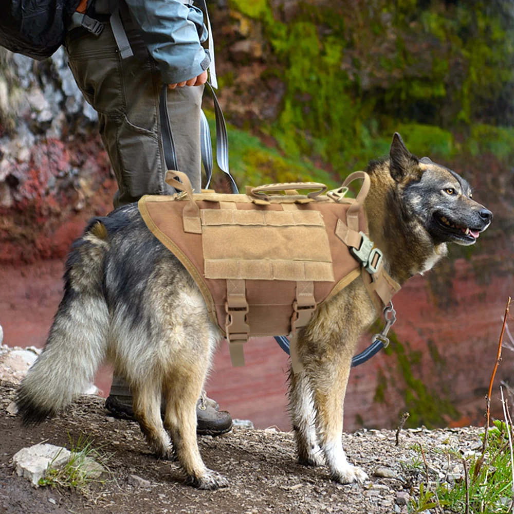 Taktinis Nailono Šuo Panaudoti Karinę Darbo Šunį Vest Ne Traukti Pet Mokymo Medžioklės Vest Vidutinių Didelių Šunų, vokiečių Aviganis