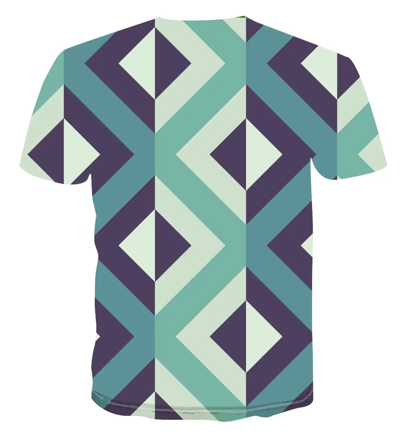 2020 naujas mados spalvos, geometriniai 3D spausdinimo vyriški T-Shirt Juokinga T-shirt universalus modelis apvalios kaklo Megztinis T-shirt s-6xl