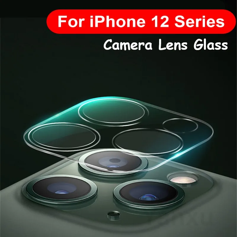 10vnt/daug Visiškai Padengti Fotoaparato Objektyvą Grūdintas Stiklas iPhone 12 Pro Max 12Mini Kameros Ekranas Raštas Dėl i12 11 Pro Max Stiklo