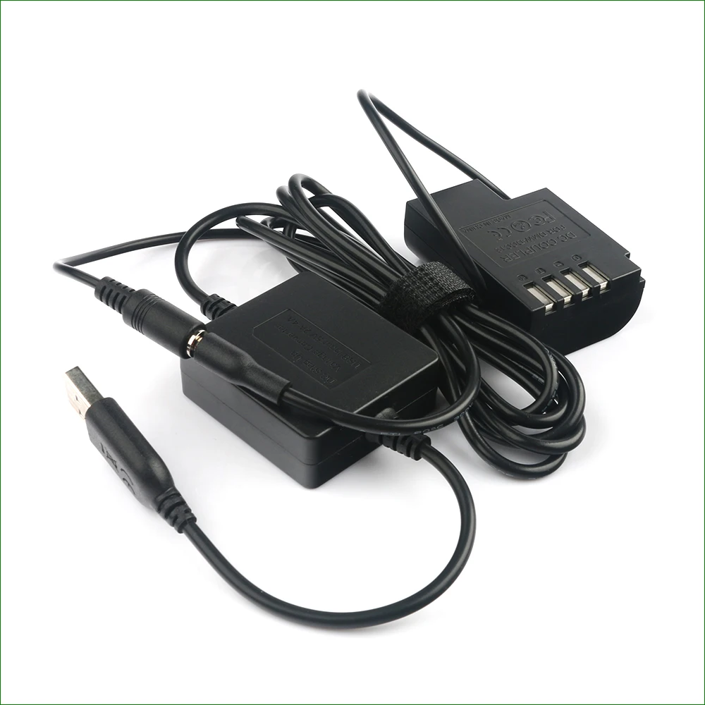 5V USB NT-BLF19 Manekeno Baterija NT-DCC12 Galia Banko USB Kabelį Skirtą Panasonic DMC-GH3 DMC-GH4 DC-GH5 DC-G9