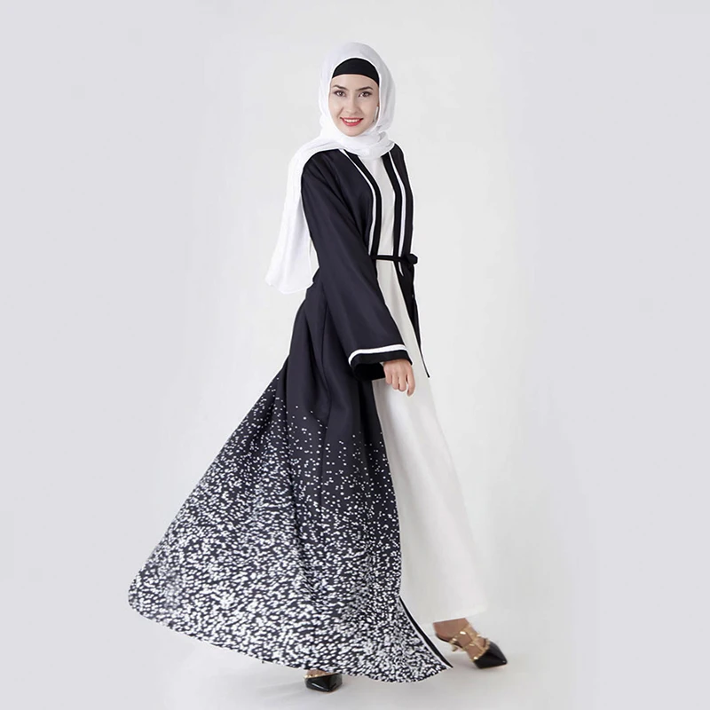Atidaryti Kaftan Dubajus Abaja Kimono Musulmonų Suknelė Abayas Moterų Caftan Turkijos Islamo Hijab Suknelės Skraiste Musulman De Režimas Drabužiai