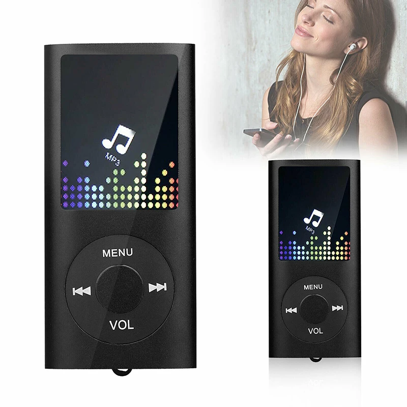 Hi-Fi Mini MP3 Muzikos Grotuvą, Ausines FM Radijas 1.8 inche LCD Ekranas, palaiko iki 64G TF/Micro SD Kortelės MP3 Grotuvas