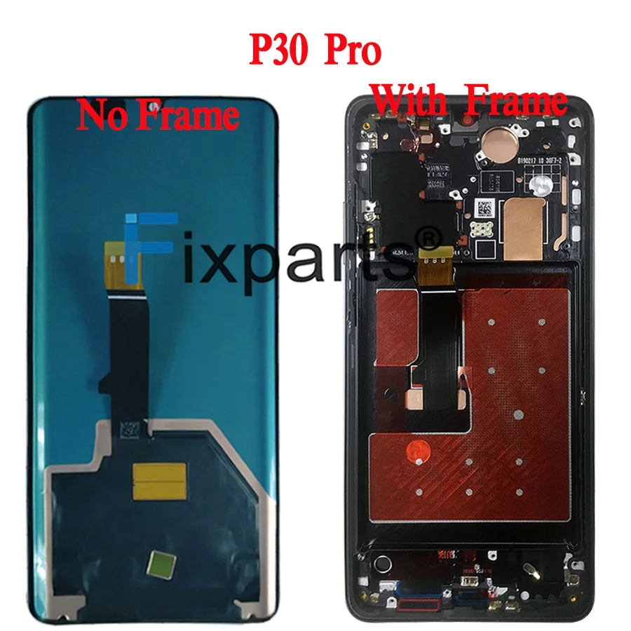 NAUJAS Huawei 30 Pro LCD Jutiklinis Ekranas skaitmeninis keitiklis Asamblėjos Huawei 30 LCD ekrano ir Huawei P30Pro LCD VOG-29 ELE-29 MAR-LX1M