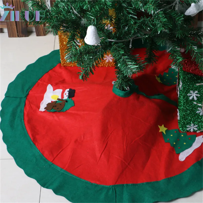 Zilue 1pcs/Daug Kalėdų Kostiumai Kalėdų Eglutė Sijonas Medis, Prijuostė Kalėdų Reikmenys Vyras Sniego, Kalėdų Dekoracijos