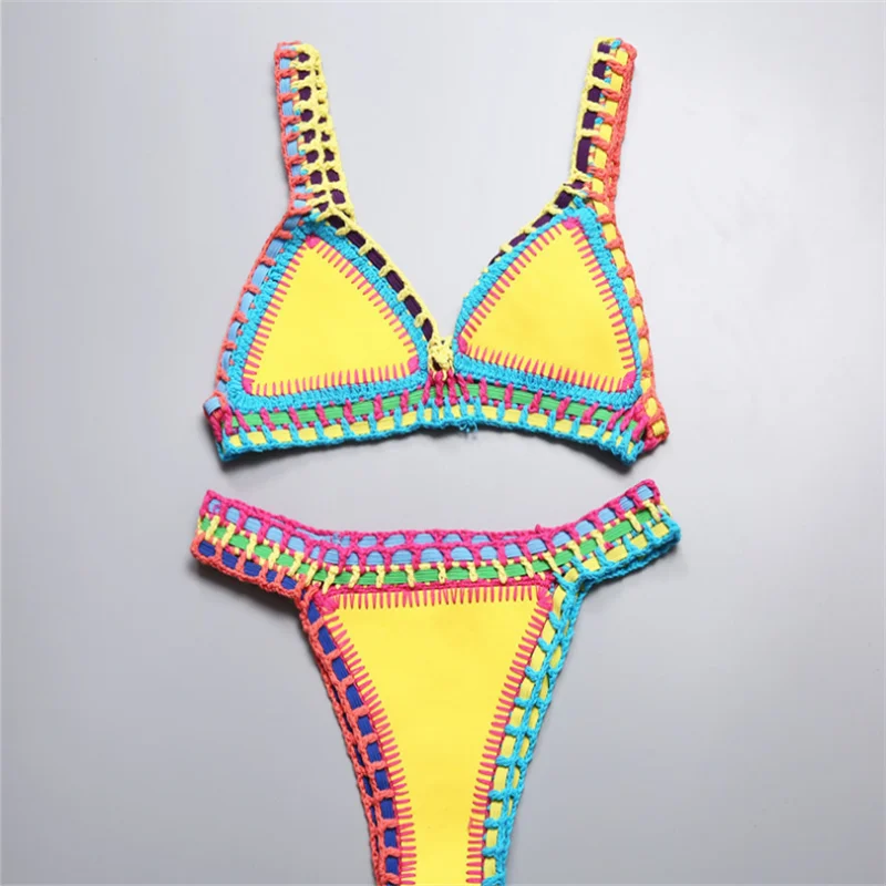 2020 Nauja Seksuali Bikini Nustatyti Moterų Maudymosi Kostiumėliai, Mažas Juosmens Maudymosi Kostiumėlį Moterų Paplūdimio Plaukimo Bikini Neopreno Padalinta Plaukti Kostiumas Bather
