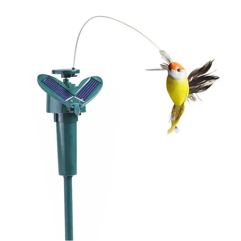 Juokinga Saulės Sukasi Paukščių Žaislas Plaukioja Hummingbird Energijos Vibracijos Paukščių Kuolo Plaukioja Skraidymas Žaislas, Skirtas Sodo Puošmena