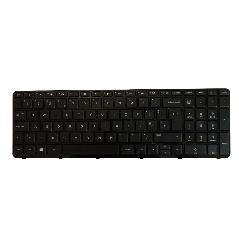 UK nešiojamojo kompiuterio Klaviatūra HP pavilion TPN-Q118 TPN-Q130 TPN-Q132 Q121 P15 TPN-F113 TPN-C117 E004TU klaviatūra su karkasu