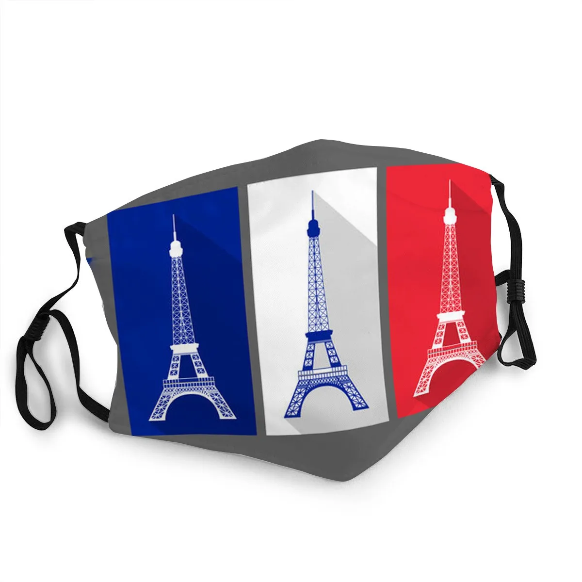 2020 Naujas Bokštas Paryžiuje Veido Kaukė Ne Vienkartiniai Skalbti Anti Virus, Anti Infekcijos Burnos Audiniai Masque Prancūzijos Vėliava Kūrybos Vėliava