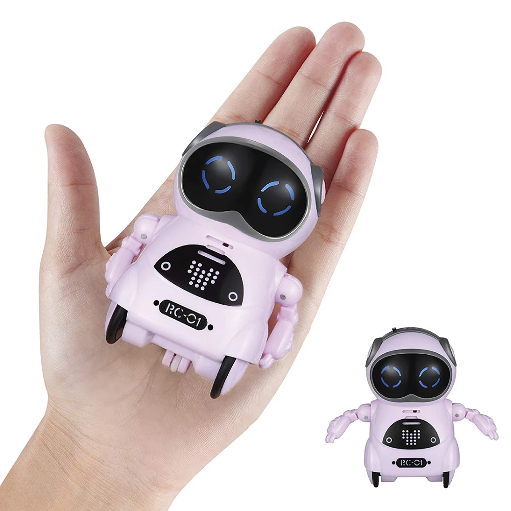 Mini Pocket Roboto Balsu Pokalbių Įrašų Dainuoti Šokių Interaktyvus Žaislas Vaikams Pasakoja Istorija Mini RC Robotas Žaislas