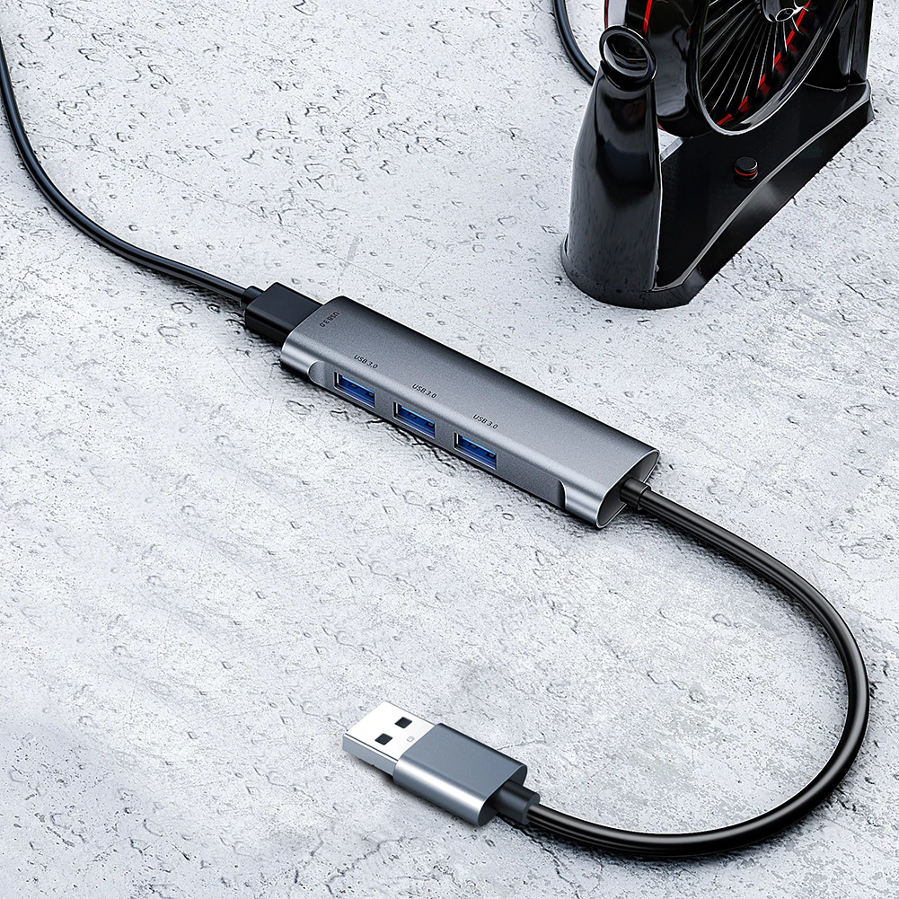 Multi USB 3.0 Hub USB Skirstytuvo Didelės Spartos 4 Uostų Visus Į Vieną USB 3.0 Expander Nešiojamas PC Kompiuterių Priedai