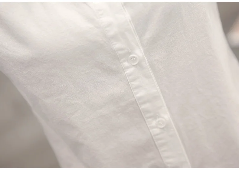 Medvilnės marškinėliai, moterų ilgas rankovėmis palaidinės, rudenį slim atsitiktinis balta office marškinėliai olis blusas, moterims