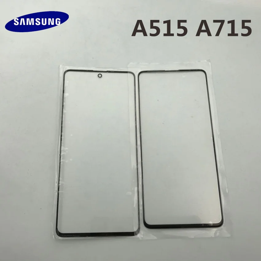 Samsung Galaxy 2019 A5 A515 A515F A7 A715 A715F Originalaus Telefono LCD Jutiklinis Ekranas Priekinės Stiklo plokštės Pakeitimas