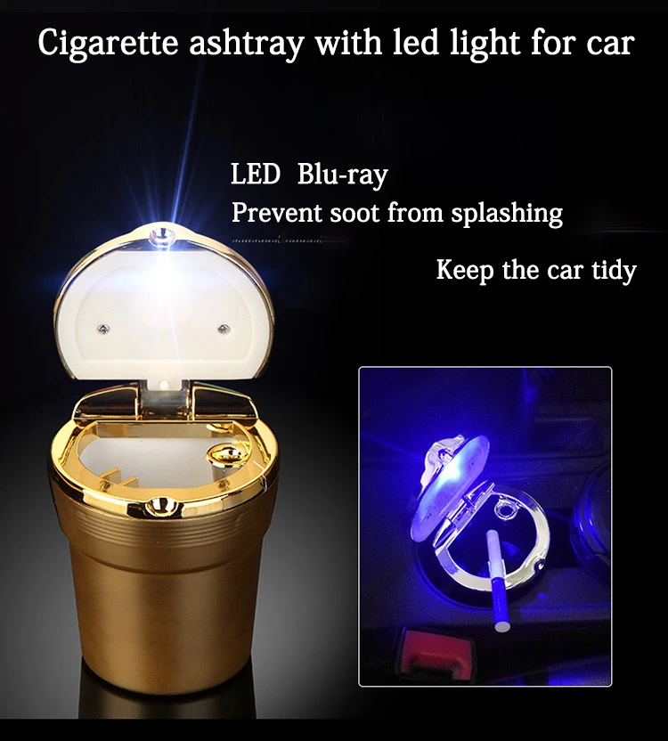 Automobilių Priedai, Automobilių Peleninė Su LED Šviesos Kelionės Cigarečių Dūmų Ištraukimo opel insignia, astra Led Žibintai