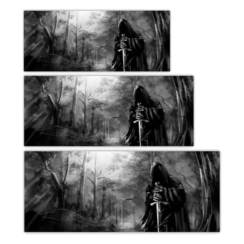 3D Grim Reaper Mirties Miško Galinio Lango Grafinis Lipdukas Automobilių, Sunkvežimių, VISUREIGIŲ Van Decal