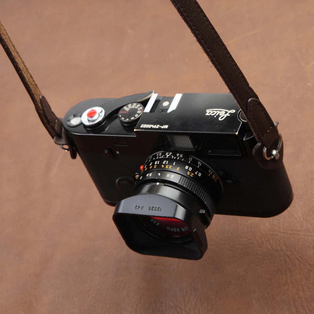 Cam-į CS197 Karšto Skaitmeninio Fotoaparato, Pečių, Kaklo, Pečių Odos karvės odos Universalus Diržas SLR fotoaparatas Dirželis Visada Tinka Jūsų