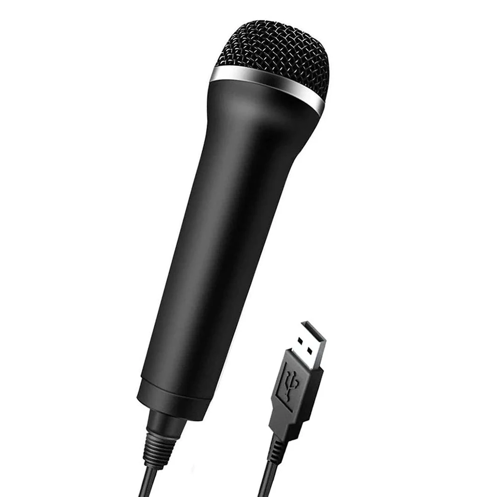 Kondensatoriaus Įrašymo Microfone Ultra-wide USB Laidinis Mikrofonas Karaoke Mic Nintendo Jungiklis, PS4, Wii Xbox PC Kompiuteris