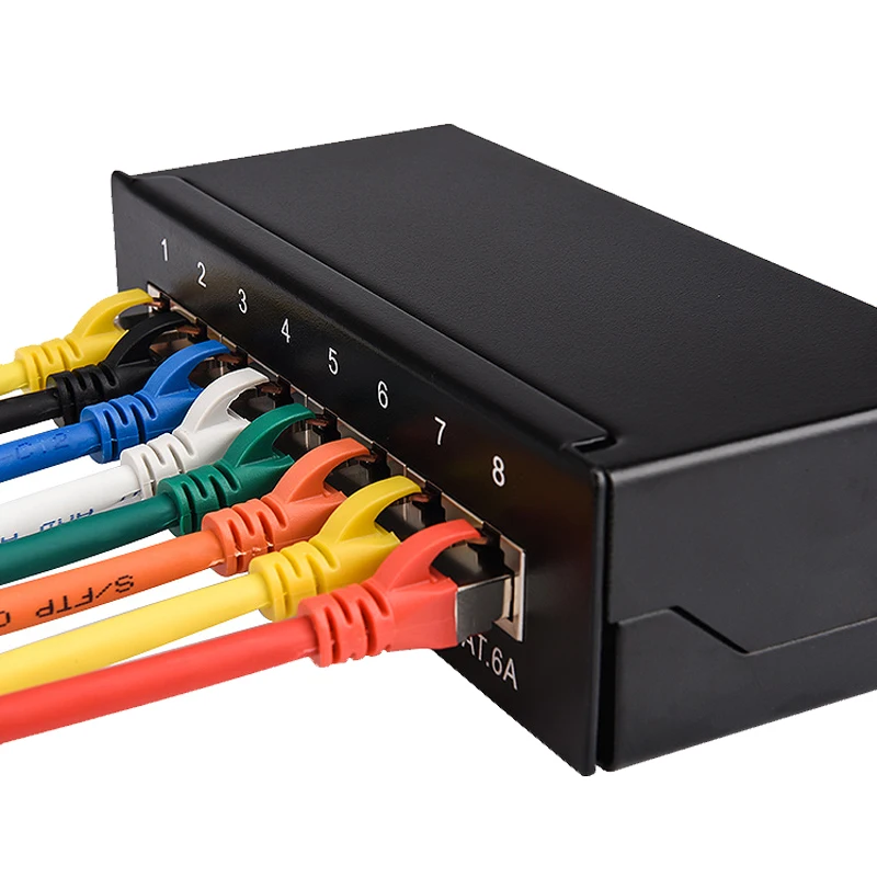 (12pcs/pak) RJ45 Cat 6 SFTP Sąsiuvinis linkspatchcord kabelis 0,25 m/0,5 m/1m/1.5 m/2m/3m/5m už pasirinktinai - 7 spalvų LSZH