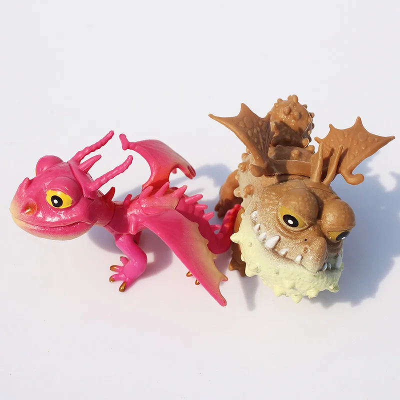 13 Vnt/set Dragon 2 5-10cm Toothless Veiksmų Skaičius, NightFury PVC Modelį, Vaikai, vaikams, žaislai