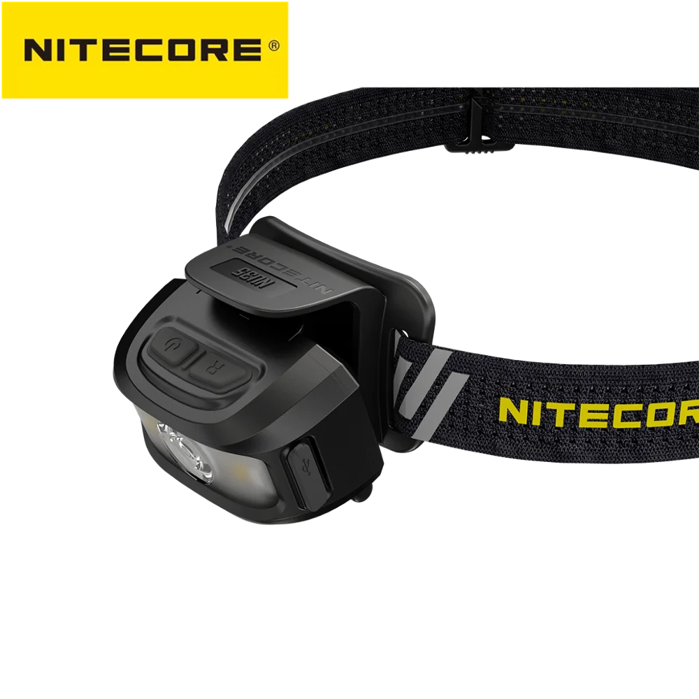NITECORE NU35 žibintai 460 Liumenų Galima Naudoti tiek įmontuota Baterija arba AAA Baterija ,USB-C Tiesioginis Mokestis EDC žibintuvėlis
