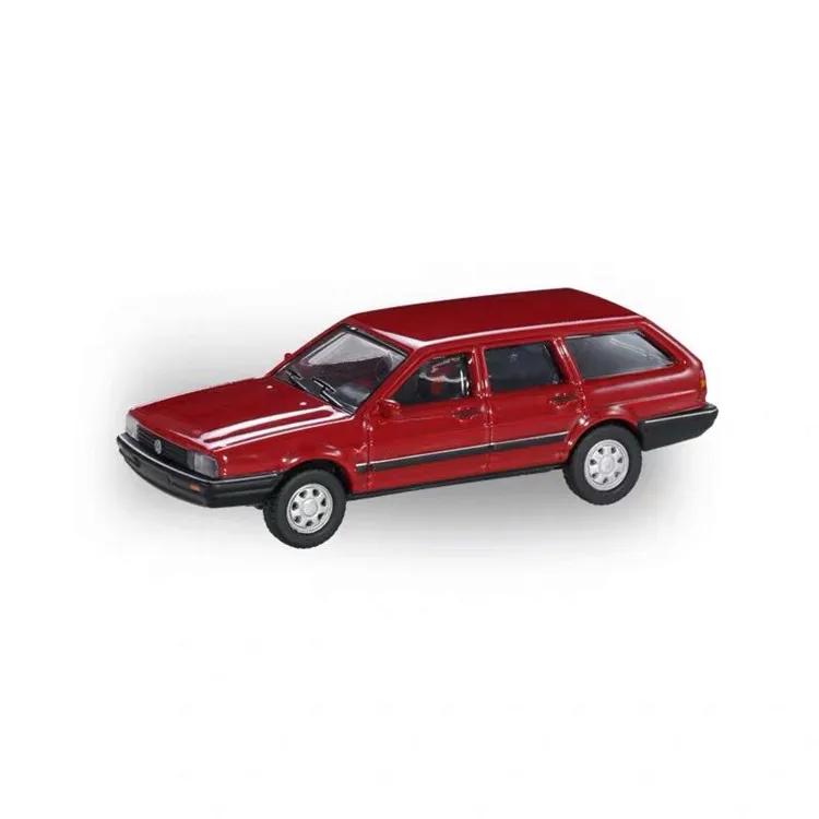 1:64 VW Santana Sedanas Raudona Diecast Modelio Automobilių