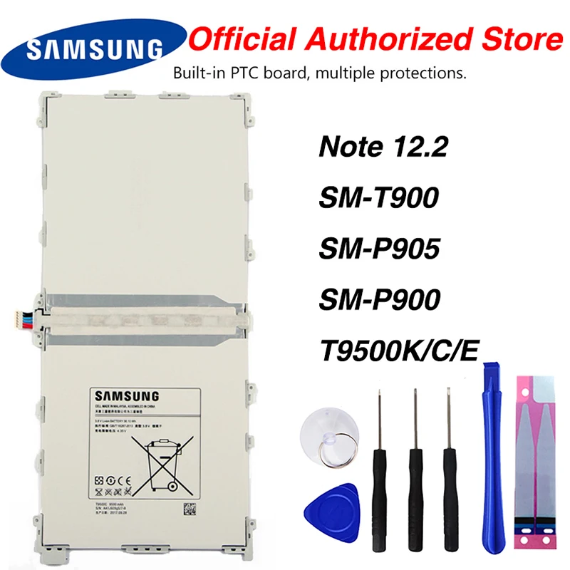 Originalus Samsung T9500K Baterija Skirta Galaxy Note 12.2 P900 P901 P905 SM-T900 SM-P905 SM-P900 T9500C T9500E 9500mAh