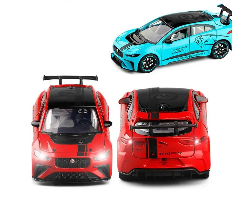 Karšto pardavimo Didelis modeliavimas aš TEMPAS elektros sportinio automobilio modelis,1:32 lydinio traukti atgal žaislas,6 atvirų durų žaislas automobilis,didmeninė prekyba