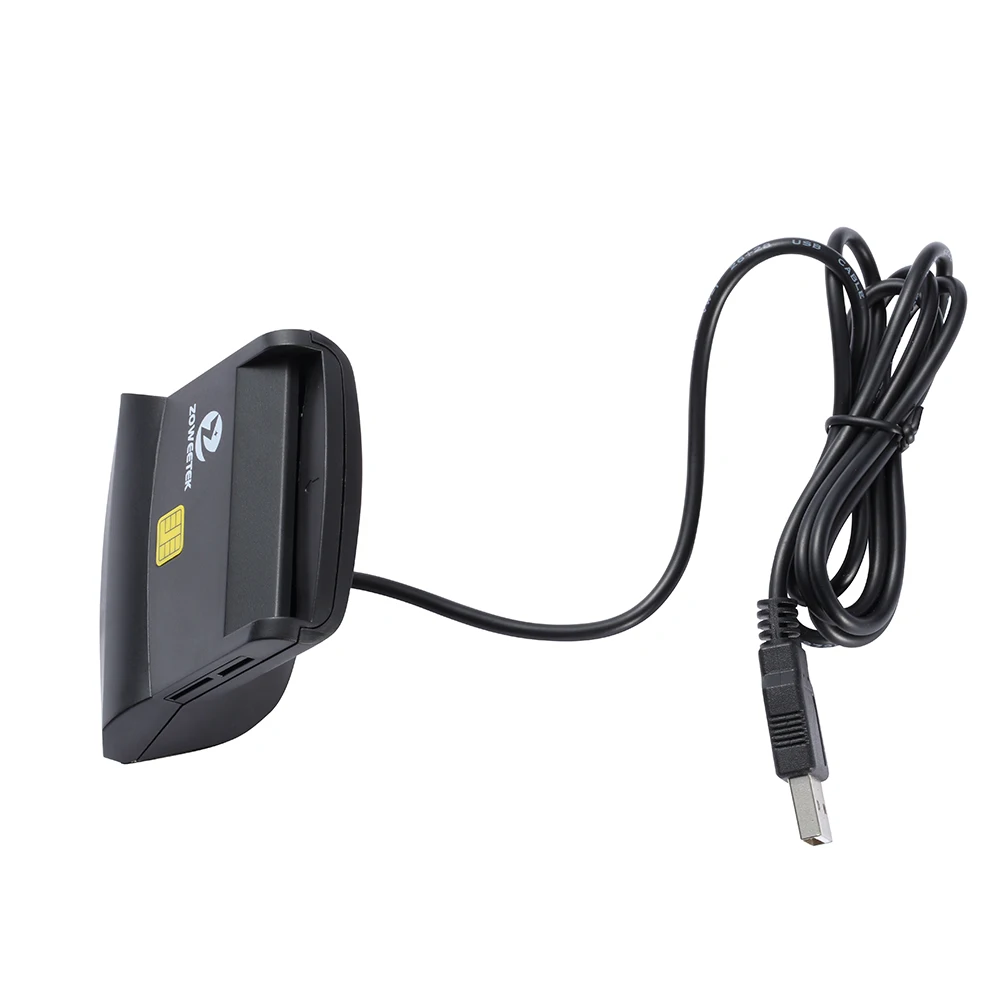 Zoweetek 12026-6 DOD Karinės USB Smart Card Reader / CAC Bendros Prieigos Kortelių Skaitytuvas Rašytojas