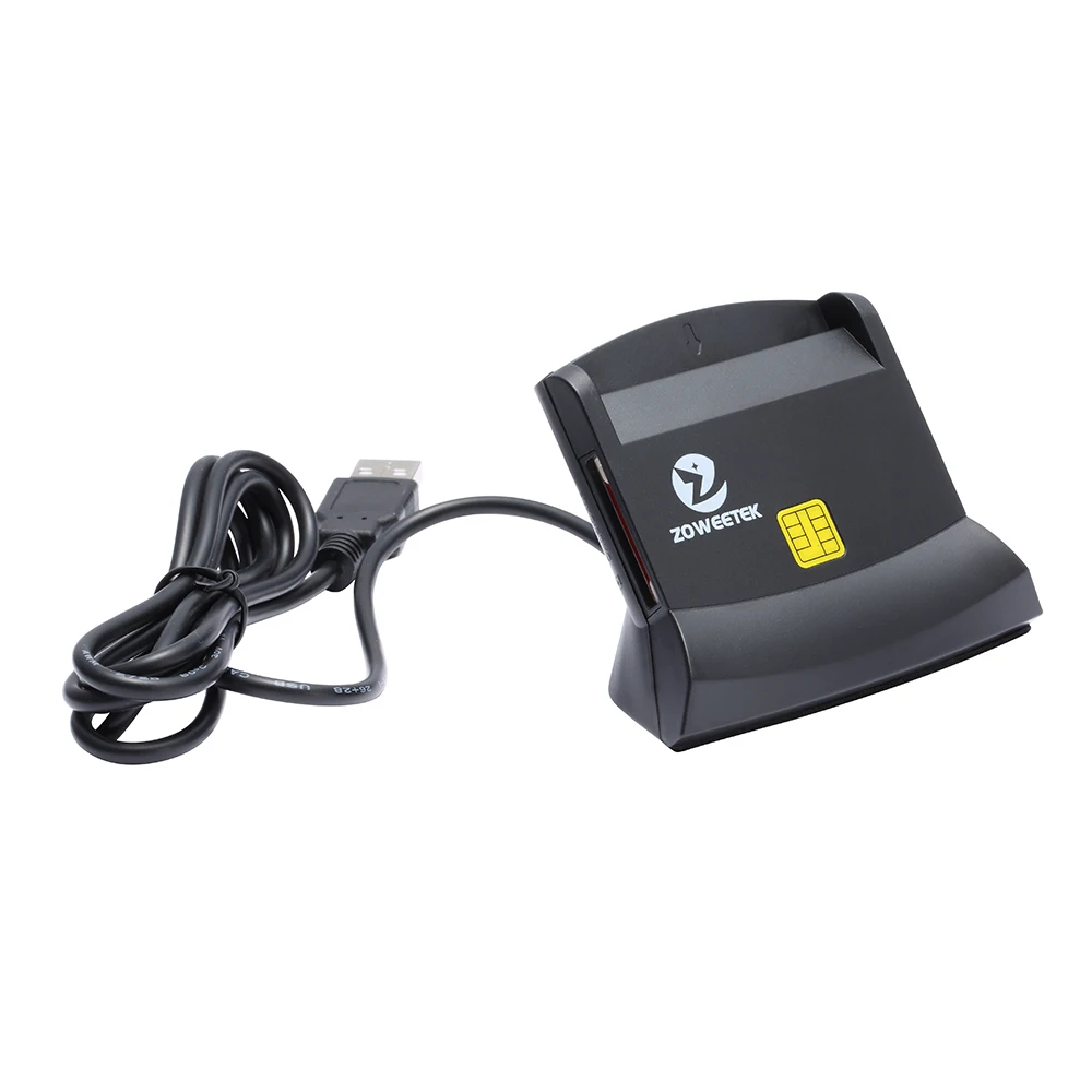 Zoweetek 12026-6 DOD Karinės USB Smart Card Reader / CAC Bendros Prieigos Kortelių Skaitytuvas Rašytojas