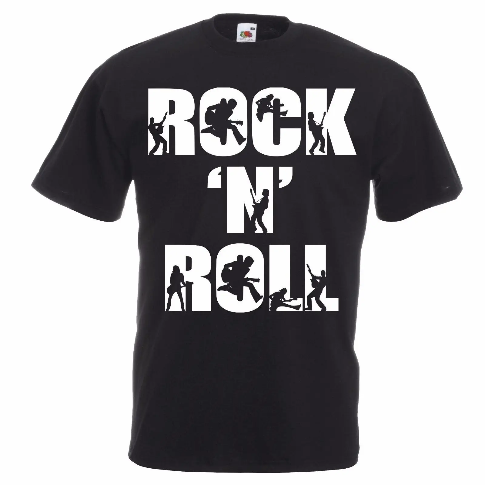 2019 Karšto pardavimo Mados Rock N Roll T-shirt Muzika, Gitara, Būgnai Būgnininkas Tee marškinėliai