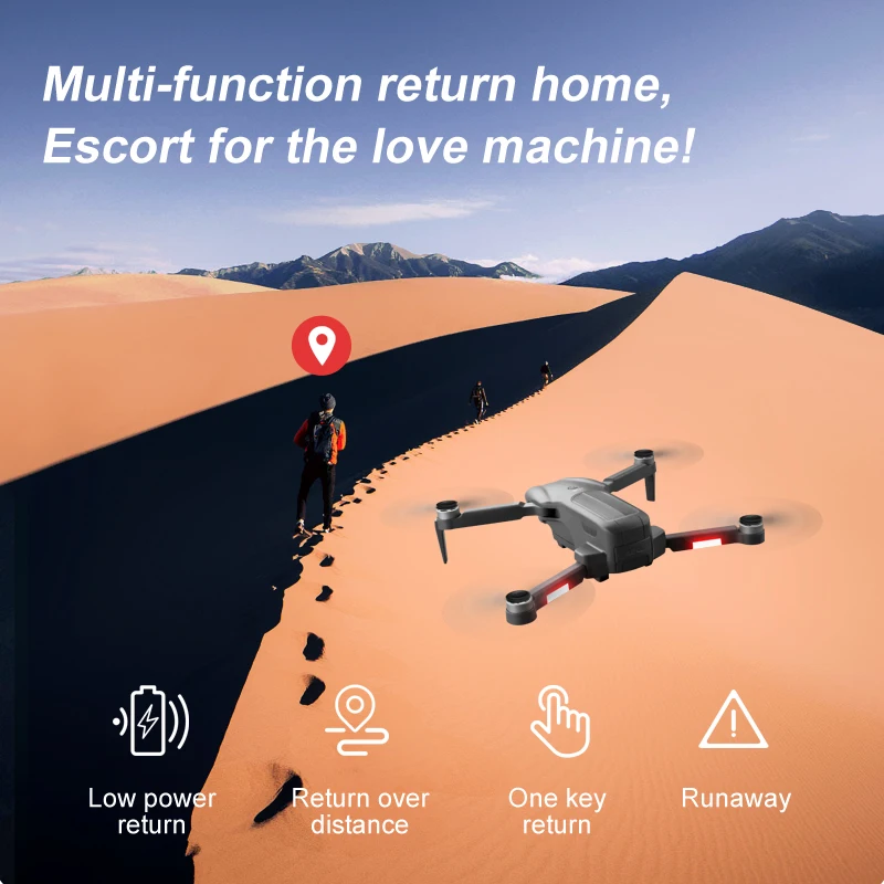 2021 NAUJAS F9 GPS Drone 4K Dvigubos HD Kameros Profesinės aerofotografija Brushless Variklio, Sulankstomas Quadcopter RC Distance1200M