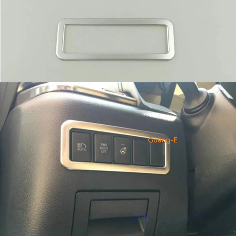 Automobilių stick optikos padengti ABS matinis priekinis žibintas jungiklio mygtuką, apdailos rėmas žibintas Toyota Alphard Vellfire. 2016 m. 2017 m. 2018 m. 2019 m.