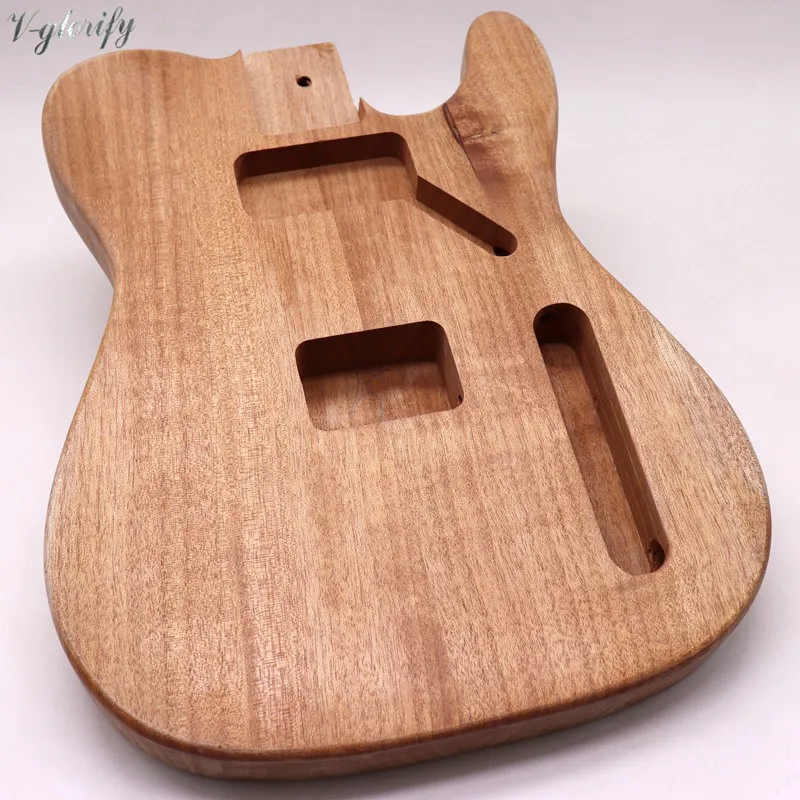 Dešinėje okoumé medžio TL elektrinė gitara kūno TL gitara statinė su medžio mazgas ir spalvų skirtumo problemų specialus pasiūlymas