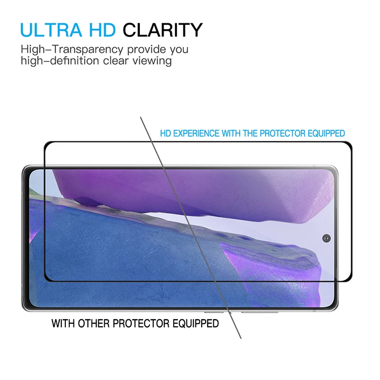 1/2P Stiklo Samsung Galaxy Note 20 5G Grūdintas Stiklas Screen Protector apsauginės Galaxy Note20 5G Judriojo ryšio Telefonų Priedai