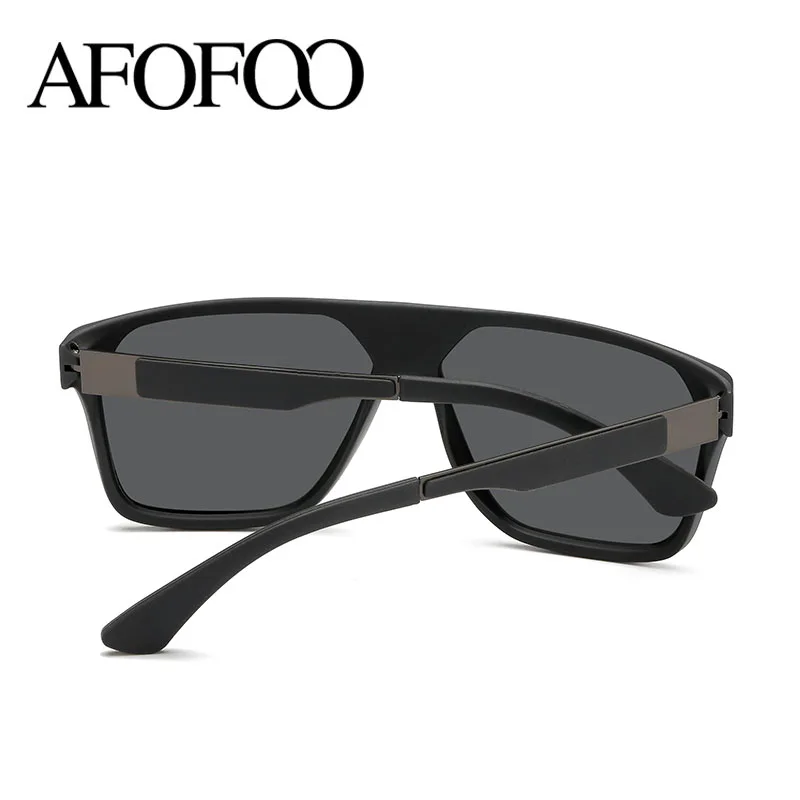 AFOFOO Prekės ženklo Dizainas TR90 HD Poliarizuoti Akiniai nuo saulės Vyrams Derliaus Saulės Akiniai Vyrų Vairavimo Atspalvių Akiniai Akiniai UV400 Gafas De Sol