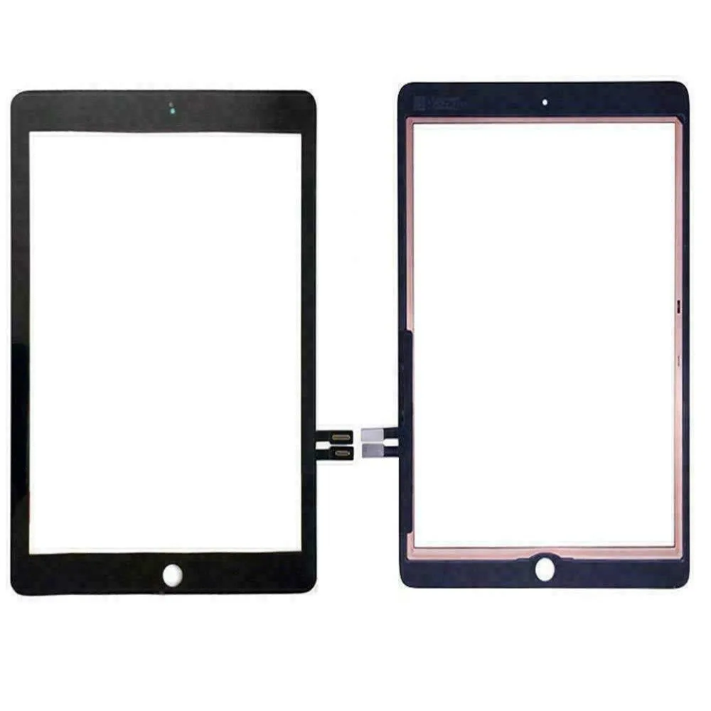 Tablet Priedai iPad 6 2018 6th Gen A1893 A1954 Jutiklinis Ekranas skaitmeninis keitiklis Priekiniai lcd išorinis stiklas Su Home Mygtuką