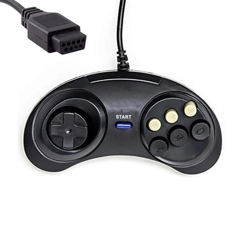 Sega Mega Drive Megadrive Laidinio Gamepad Mygtukai Valdiklio Su 6 Skaitmeniniai Mygtukai