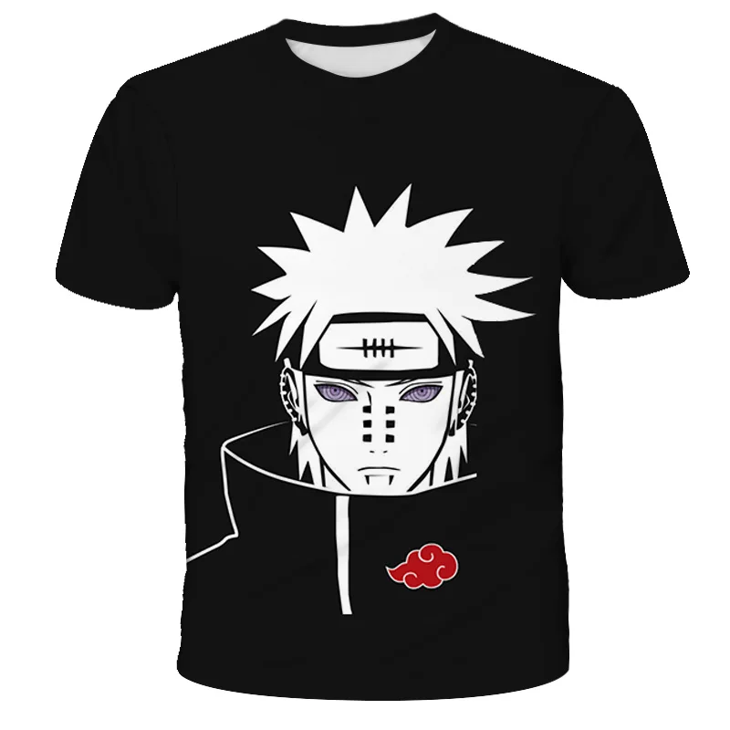 T-Shirt Vyrai Sasuke Subtili ir įdomi asmenybė, T-Marškinėliai Atsitiktinis, Kietas Streetwear T-shirtNaruto Mados Japonų Anime