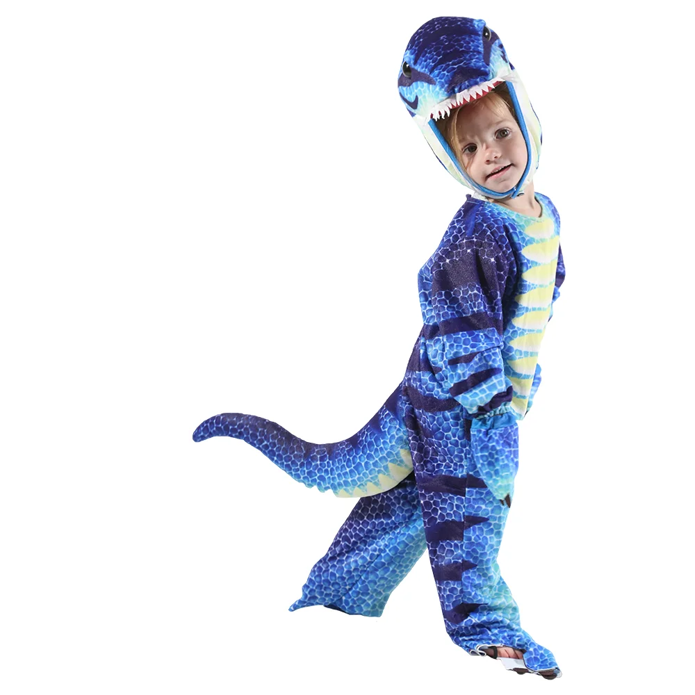 Nauja Vaikų Berniukas Triceratopsas Kostiumas Berniukams Kalėdų T-Rex Cosplay Kostiumų Dinozaurų Jumpsuit Juokinga Halloween Kostiumai Vaikams
