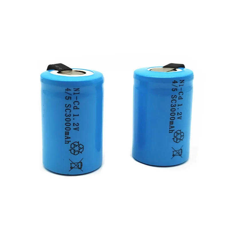 20pcs Aukštos kokybės baterija įkraunama baterija sub c baterija 4/5SC baterijos pakeitimo 1.2 v tab 3000 mah