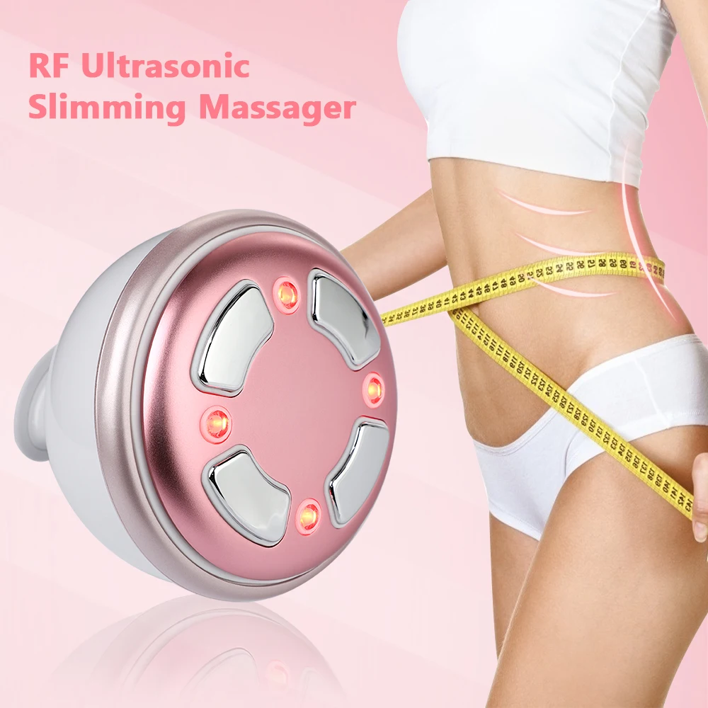 RF Ultragarso Kavitacijos Slimming Massager 3D Kūno Formavimas LED Riebalų Degintojas Odos Priežiūros Riebalų Degintojas Stabdžių Stangrinamasis Anticeliulitinis Prietaisas