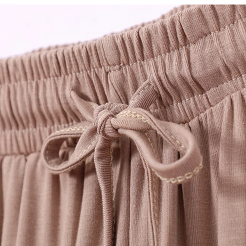 Namų Atsitiktinis Iš Kelnes Patogus Kieto Modalinis Ilgas Kelnes Plius Dydis Moterų Miego likučius Moterų Ištaigingas Dėvėti Naktį пижамные штаны