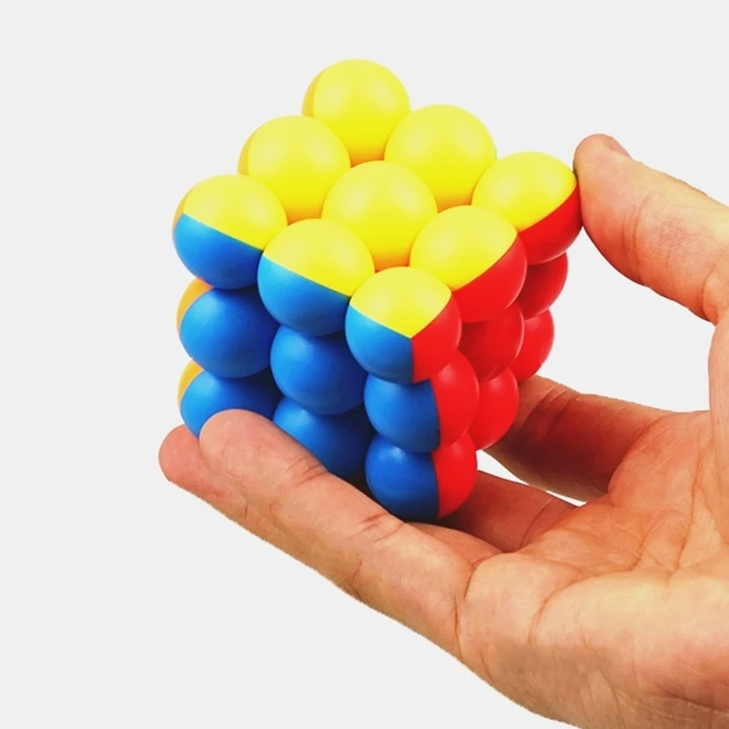 98 YJ magic Balls kubas 3x3x3 Magic cube Sklandžiai cubo magico Greitis Kubo Galvosūkį švietimo žaislai vaikams žaislai berniukams