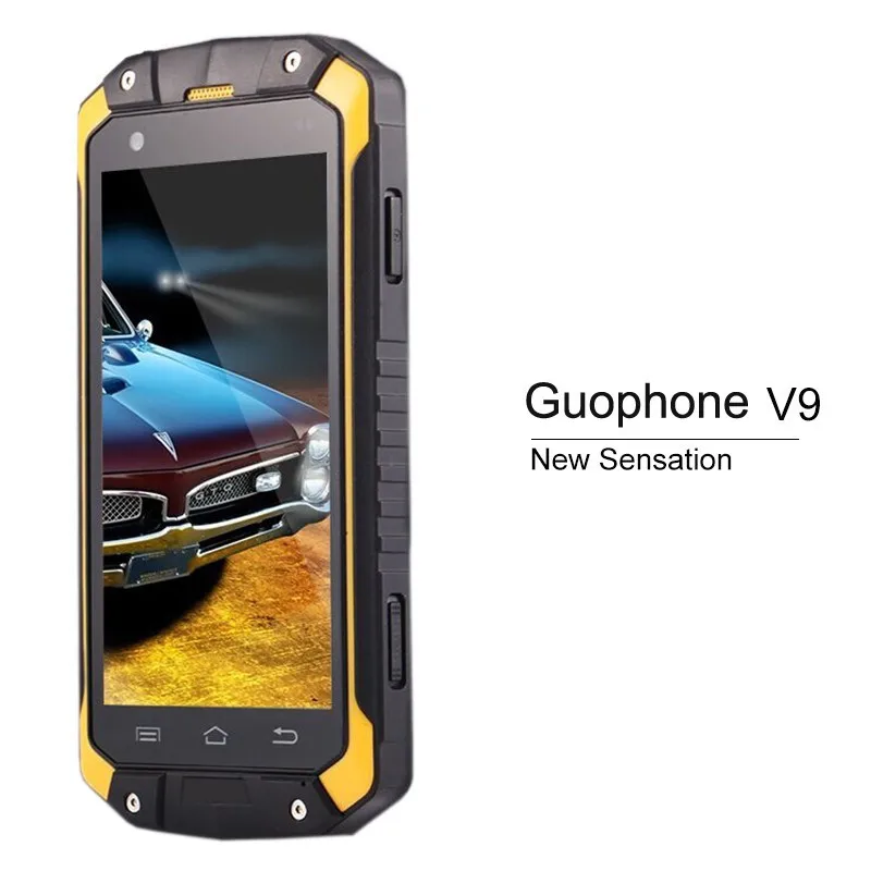 Originalus GUOPHONE V9 baterija 4000mah 3.7 V Guophone V9 4.5 colių Android 4.4 3G Išmanusis telefonas atsparus Vandeniui MTK6572-nemokamas pristatymas