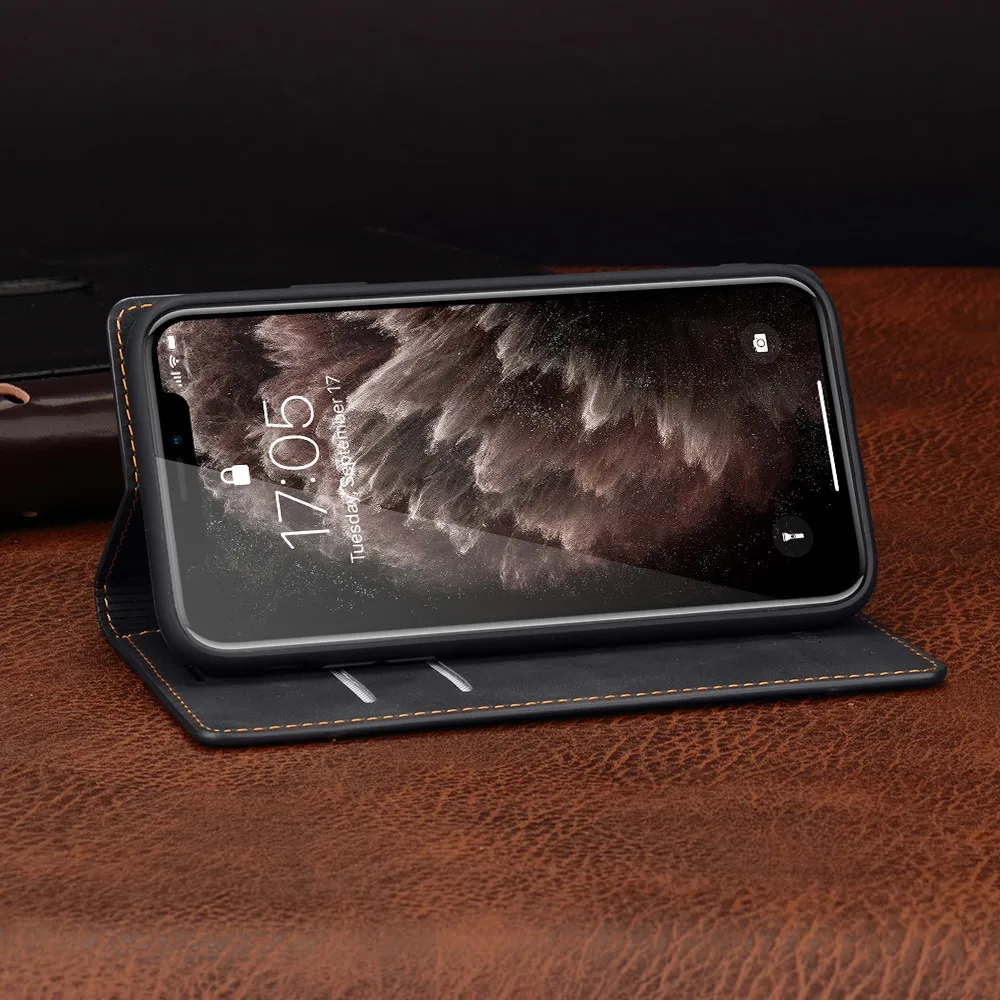 Apversti Odinis Dėklas, Skirtas Samsung Galaxy S20 Ultra S10 S8, S7 Krašto Prabangių Senovinių Piniginės Telefono Krepšys 