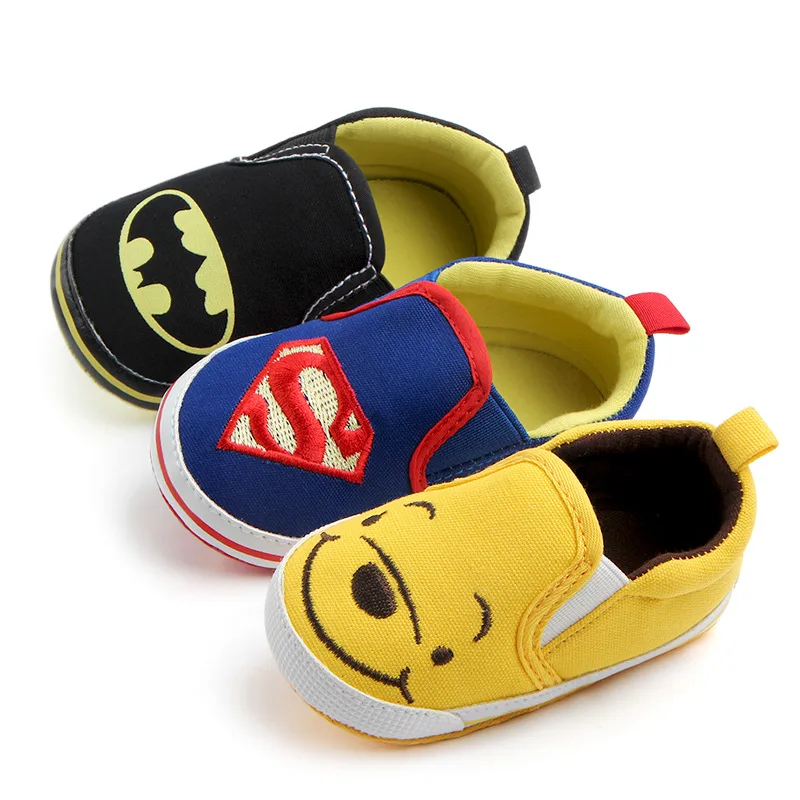 Karšto pardavimas naujų Animacinių filmų babyshoes kūdikių vaikščiojimo batai kūdikiui minkštos drobės bateliai kūdikių bateliai berniukui, mergina geltona, vaikams, avalynė