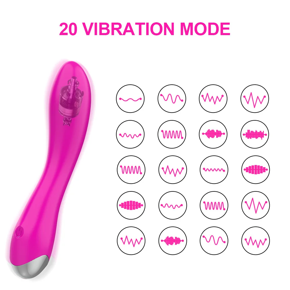 OLO 20 Greičius G Spot Vibratorius Klitorio Stimuliatorius AV Lazdelė Makšties Massager USB Įkrovimo Moterų Masturbator Sekso Žaislai Moteris