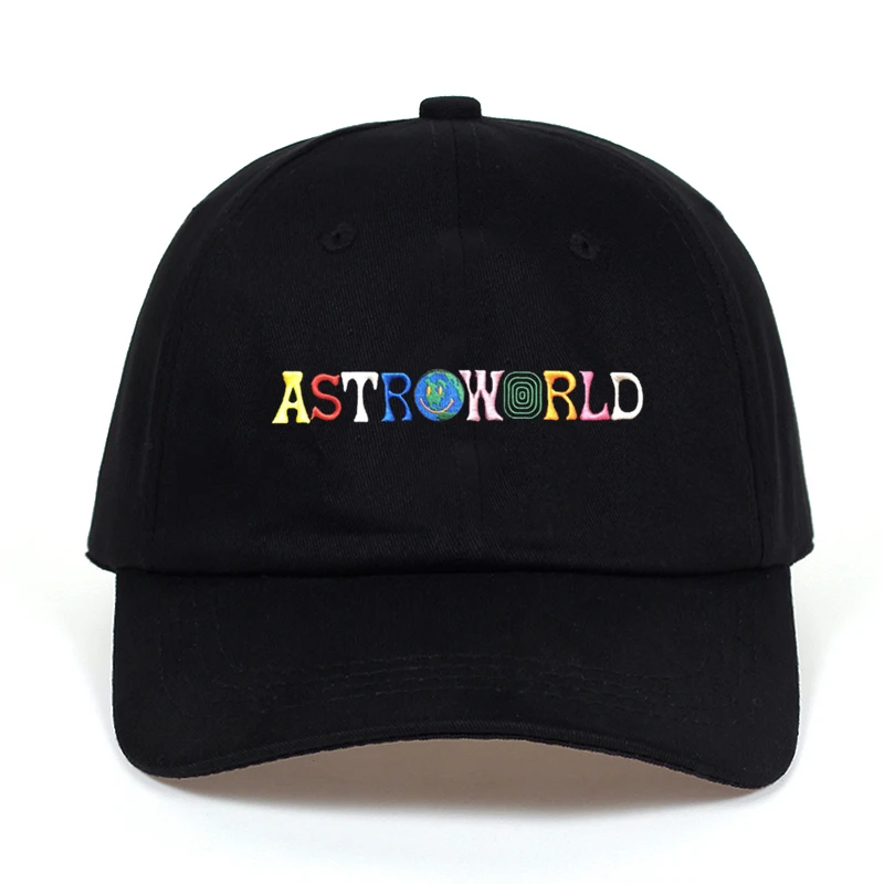 Travi$ Scott naujausią albumą ASTROWORLD Tėtis Skrybėlę Medvilnės, Aukštos kokybės siuvinėjimui Astroworld, Beisbolo kepuraitės Unisex Scott Travis