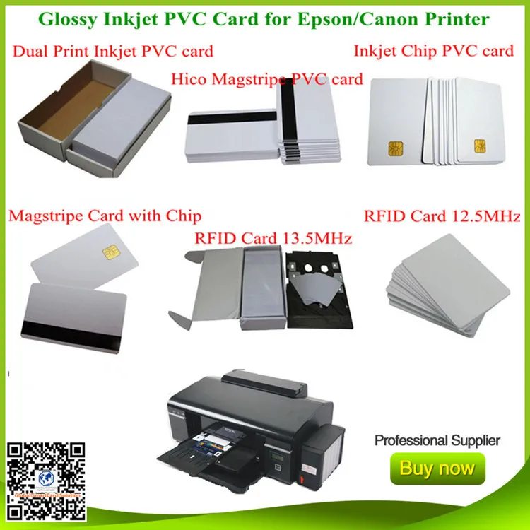 Plastikiniai PVC rašaliniai kortelės epson 